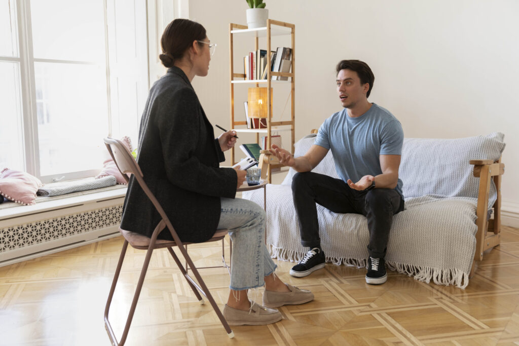first therapy session